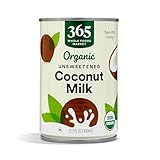 365 by Whole Foods Market, Organic Unsweetened Coconut Milk, 13.5 Ounce