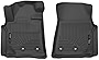 Husky Liners Weatherbeater Series | Front Floor Liners - Black | 13091 | Fits 2013-2021 Lexus LX570/Toyota Land Cruiser 2 Pcs
