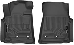 Husky Liners Weatherbeater Series | Front Floor Liners - Black | 13091 | Fits 2013-2021 Lexus LX570/Toyota Land Cruiser 2 Pcs