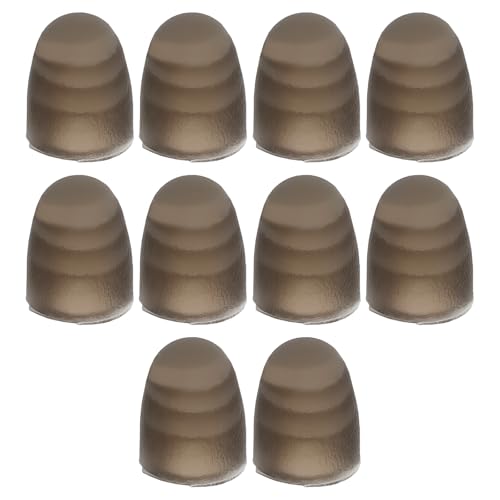 Briny River 10PCs Silicone Hearing Aid Ear Cap Eartip Compatible with Marvel Compatible with Phonak Paradise RIC, 5.1x4mm, XS Size