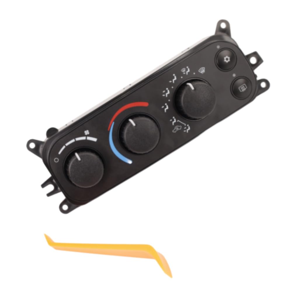 HVAC Control Switch 55055905AA, 599-212 Compatible with Dodge Ram 1500 2002-2005, 16+5 Pins AC Heater Climate Switch Air Conditioning Control Module Panel, 1 PC