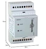 MAC3 EQ3SC01000 elektrosonda do cieczy przewodzącej na pasku DIN, przekaźnik kontroli minimalnego/maksymalnego poziomu wody w zbiornikach, zbiornikach studni, akumulacji deszczu, stała czułość 5,6 kΩ