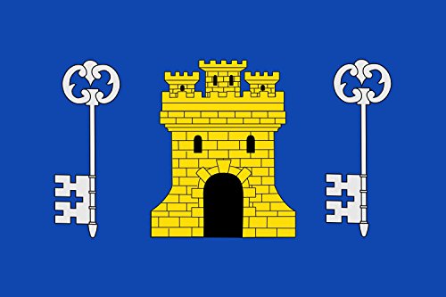 Drapeau Guadalest Spain grand format pour masquer mur blanc