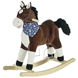 Qaba Plush Rocking Horse with Sounds