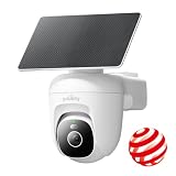 youkey S340 Solar Security Camera, 24/7 AOV Recording, 82ft Early Detection
