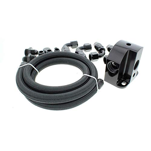 A-Team Performance - Oil Filter Relocation Kit - Compatible With Gm Ls Lsx Ls1 Ls3 4.8 5.3 5.7 6.0 #TOP3