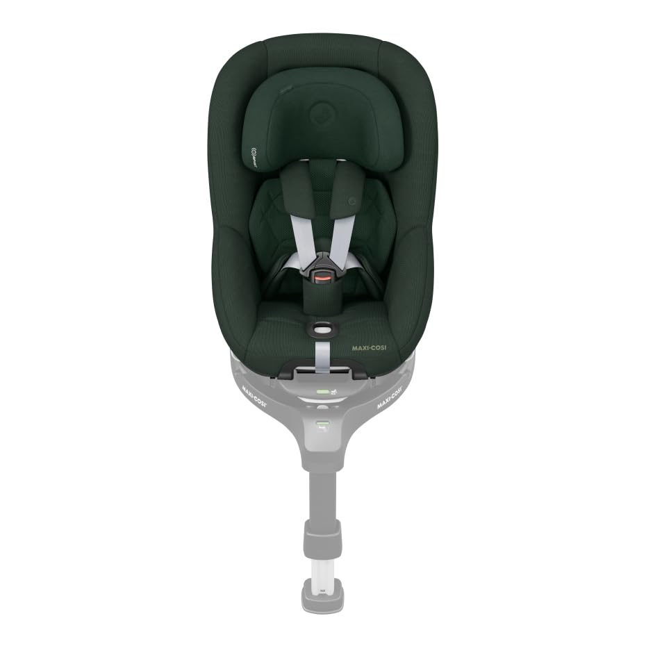 Maxi-Cosi Pearl 360 Pro i-Size Siège Auto 3 Mois - 4 Ans, Siège Auto Rotatif à 360° et coulissant avec Technologie SlideTech, 5 Positions d'inclinaison, Authentic Green