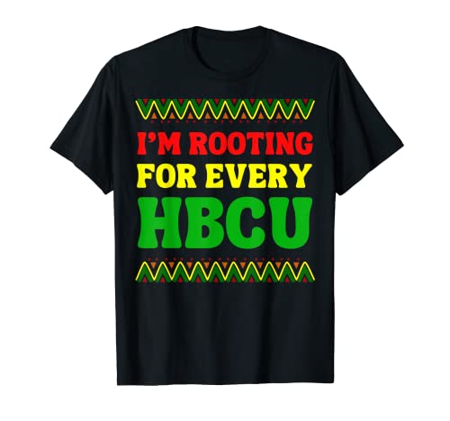 HBCU Black History Month Sto tifando per ogni HBCU Maglietta