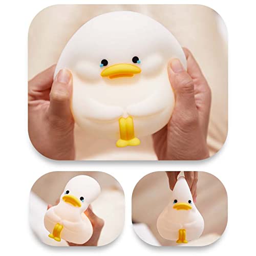 Lámpara de Mesa de Noche LED Recargable Pato Silicona miniatura 6