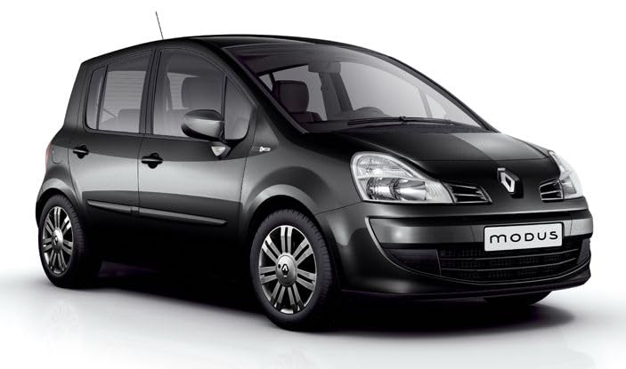 Alfombrillas para Renault Modus 2004-2007 antideslizantes con talonera reforzada 2