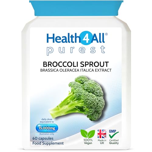Broccoli Sprout Extract 15 000mg - 7500mcg Sulphoraphane 60 Vegan Capsules
