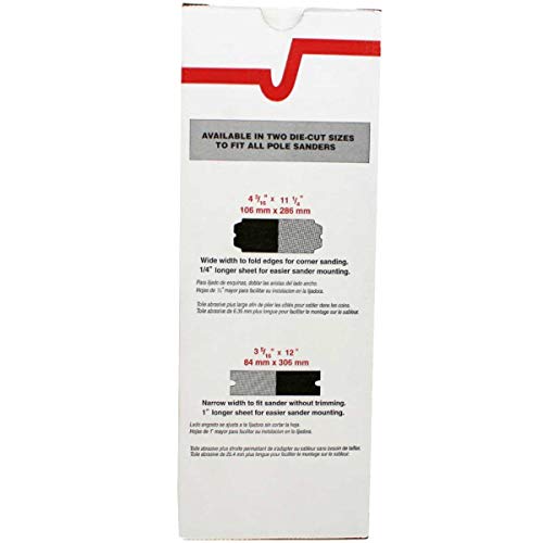 Sanding Sheets for Drywall Pole Sanders (150 Grit (Narrow))