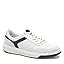 White Full Grain/Navy Suede