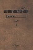 beste Autoverkäuferin lädt Planer: für die Ausbildung o. Weiterbildung | Perfekt für Frauen/Mädchen, die Autos verkaufen | Ausbildungsbeginn Geschenk
