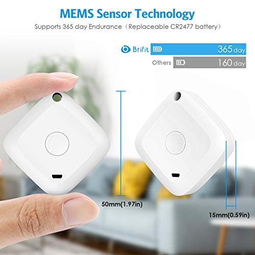 2-Pack-Brifit-Digital-Thermometer-Hygrometer-Bluetooth-50-Room-Thermometer-Indoor-Outdoor-Humidity-Meter-with-Temperature-Notification-Alert-Data-Export--Humidity-Monitor-for-Baby-Greenhouse