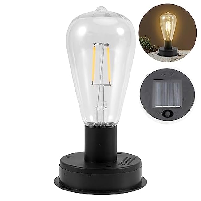 LED Solar Panel Lantern Lid Lights, Solar Lights Replacement Top,Replacement Solar Light Parts Top with Bulb(Size:8.5cm)