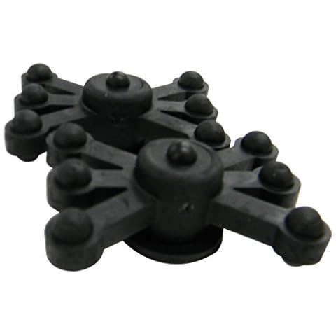 BowJax MonsterJax Solid Limb Dampener for Crossbow (2 Pack), Black Cover