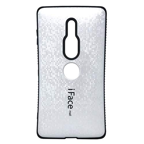 モザイク版 iFace mall Xperia XZ2 Premium ケース カバー Xperia XZ2 プレミアム SO-04K SOV38 ケース ハードケース アイフェスモール ラメ エクスペリアXz2プレミアムケース 耐衝撃 (ホワイト)