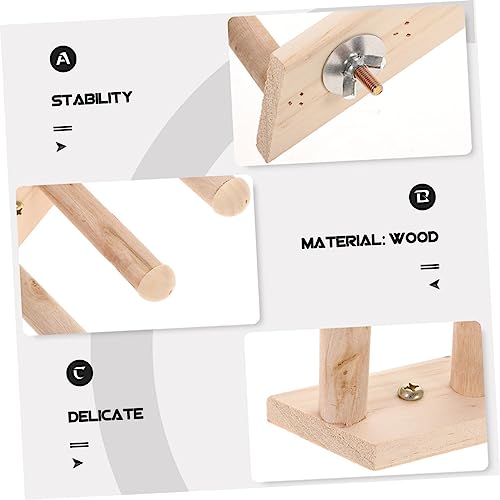 DOITOOL 2 Unidades degraus da parede do gato prateleiras de parede de madeira acessórios para animai