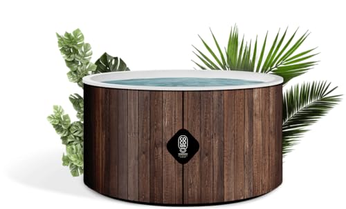 COCO SPA Helsinki Spa Inflable – 150 cm de diámetro – 800 litros – Motor 2240 W – 2 a 4 personas – Masaje de 140 chorros