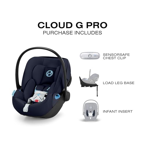 Image of CYBEX Cloud G Pro Comfort Extend Infant Car Seat - Ocean Blue