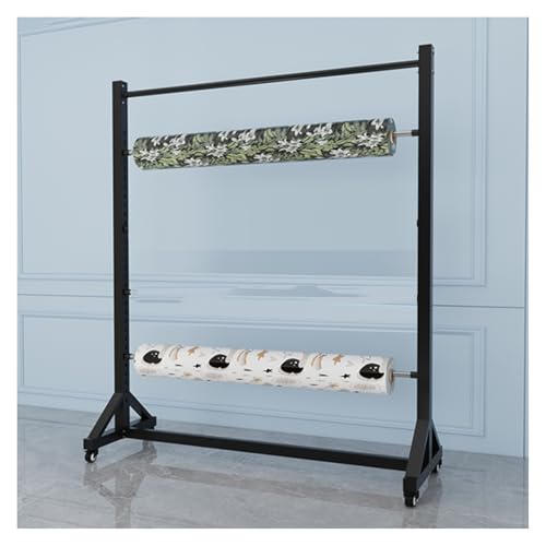 Estante para rollos de vinilo y telas para tu taller de costura
