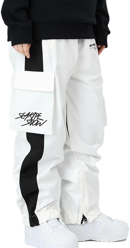 Winddichte Skibekleidung HOUZONIY Damen Skihose – Produktbild-Vorschau 5