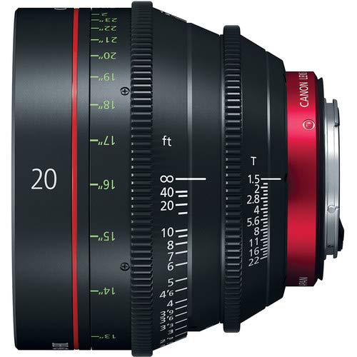 Amazon.com : Canon CN-E 20mm T1.5 L F Cinema Prime Lens (EF Mount