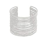 ForMitanss Fashion Exaggerated Gypsy Plated Gold Armreifen Schmuck für Damen SL Erlesene Eleganz Schmuck für Freundinnen Armbänder