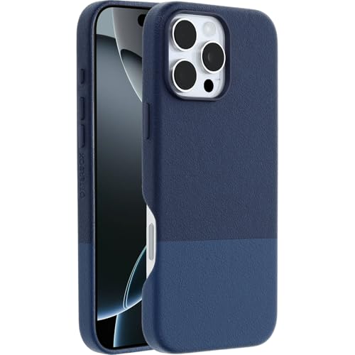 Image of OtterBox iPhone 16 Pro Max Statement Series Cactus Leather for MagSafe - Azure Oasis Blue - Ultra-Thin, Sleek iPhone Case, Premium iPhone Case, MagSafe Compatible