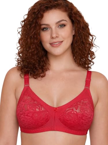 Image of INKURV Full Coverage Net Bra for Women Cotton| Comfortable Minimizer Bra for Heavy Breast Bra for Big Busts| Sag Lift Support Bra