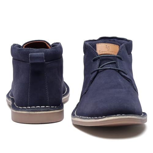Image of LOUIS STITCH Chukka Boots for Men| Suede Leather Boots for Men| High Ankle Casual Boot | Casual Office & Trekking Shoes | Hiking Boots for Men | Stitch Down Desert Boots | LSSDSUCKCU