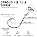 UCEC Circle Hooks Fishing Hooks 2X Strong Offset Circle Hooks Saltwater Black High Carbon Steel Octopus Catfish Fishing Hooks Fishing Gear Tackle 150pcs/ 240pcs - Size:#1 1/0 2/0 3/0 4/0 5/0 6/0 8/0