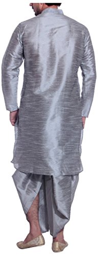 Dhoti y Kurta para hombre Royal Kurta de alta sastrería en seda 3
