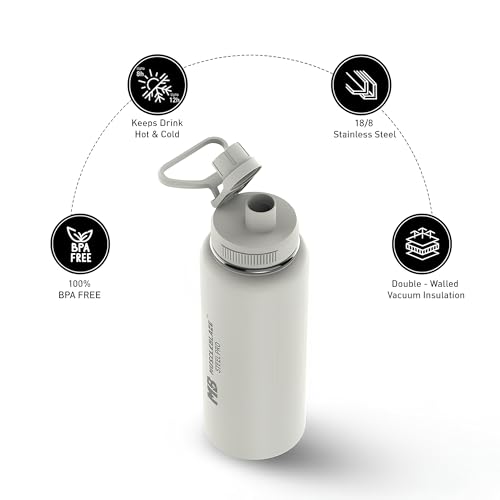 MuscleBlaze Stainless Steel Vacuum Insulated Bottle 1L — view 3