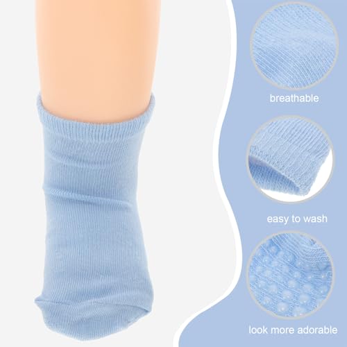 GALPADA 6pairs Cotton Socks for Toddlers Mid Tube Design Non- Breathable for Boys and Girls Ages Comfortable and Protective Boy Girl Footwear4