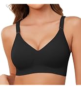 Soutien-Gorge Push Up Pour Femmes Col En V Lingerie Bralette Sous