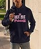 Hippowarehouse Hot Pot Princess Unisex Hoodie Hooded top (Specific Size Guide in Description) Navy Blue #2