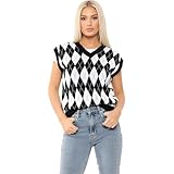 Caractéristiques : avec un élégant design en tricot losange, ce gilet sans manches est fini avec un col en V classique, un ourlet côtelé et des emmanchures soigneusement conçues pour plus de durabilité et de rétention de forme. La construction tricotée légère offre de la chaleur sans lourdeur, ce qui la rend idéale pour les superpositions tout au long de l'année.