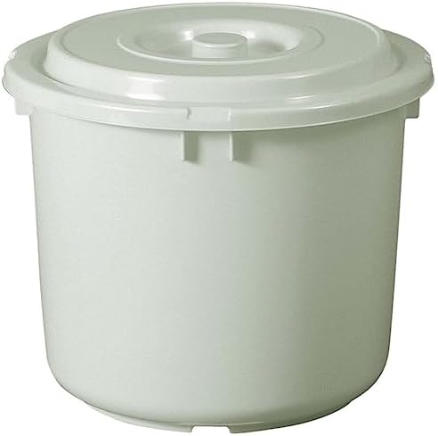 TONBO 新輝合成(Shinki Gosei) トンボ 漬物容器 蓋付き 押しぶた付 30型 グレー 直径42×高さ35cm 日本製