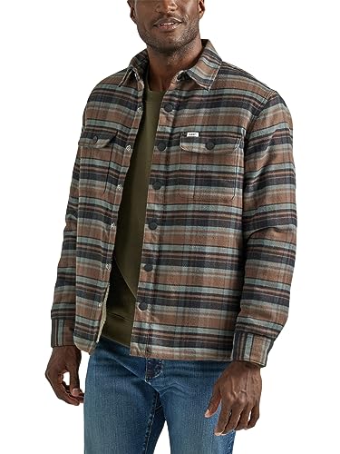 Lee Men's Workwear Loose Fit Long Sleeve Button-Down Overshirt