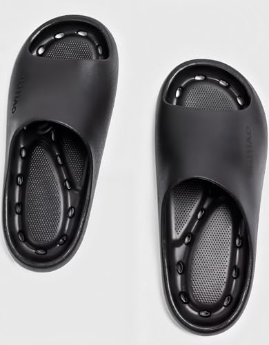 Image of XIXITIAO Shower Shoes Women Men Non Slip,Quick Drying Shower Shoes with Holes,Slippers for Bathroom,College Dorm,Gym,Travel,and Hospital,Soft EVA,Lightweight,Anti Slip,Toe Protection