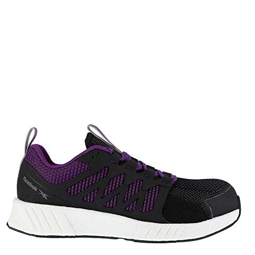 Reebok Work Fusion Flexweave Work Composite Toe Womens Oxford 12 CD US PurpleBlack