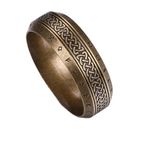 Cadeau bague viking anneau runique avec nœud celtique pour anniversaire et fêtes
