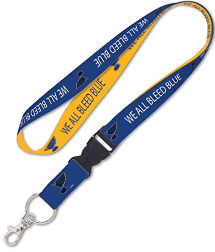 NHL St. Louis Blues Hockey 20 Inch Charcoal Lanyard with Detachable Buckle