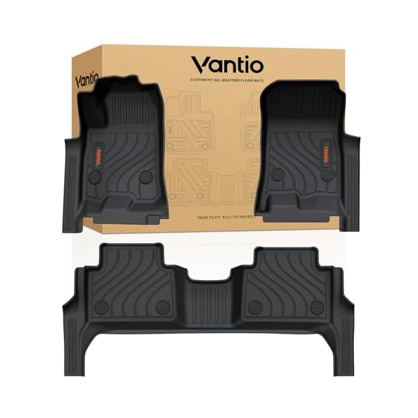 Vantio Floor Mats for 2023–2026 Chevy Colorado and GMC Canyon Crew Cab