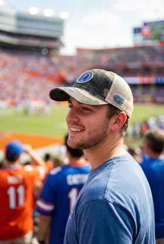 Gorra Trucker C5 Sports con Logo Universitario Florida Gators miniatura 3