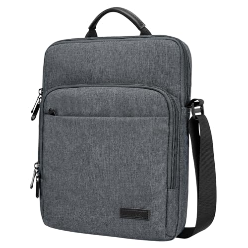 Dadanism 9-11' Tableta Bolsa de Hombro con Manejar para iPad (A16) 11', iPad Air/Pro 11', i-Pad 10.ª Gen/Air 5/4 10,9', i-Pad 9/8/7.ª Gen 10,2', Galaxy Tab A9+ 11', Tab M11/Idea Tab 11',Gris Espacial