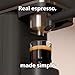 Philips Baristina Espresso Machine, Grind, Tamp & Brew Coffee Beans in One Swipe, Compact, 16 Bar Pump Pressure, Automatic Grinder, Black with Black Portafilter (BAR300/60)