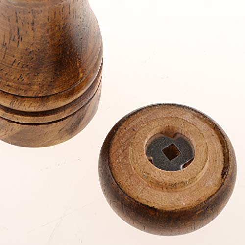 Moedor manual de madeira de sal e pimenta da Homozy - P